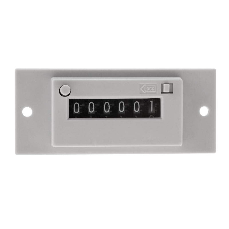 6 Digit Electromagnetic Pulse Counter CSK6-YKW AC110V / AC220V / DC24V(AC 220V) AC 220V