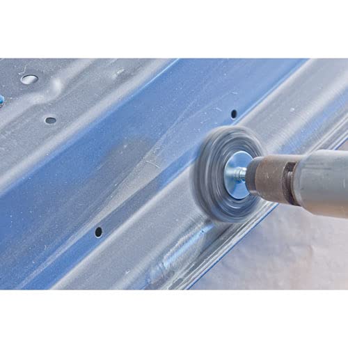 PFERD round brush untangled RBU | Ø 50x15mm shaft ø 6mm steel wire ø 0.20 | 43198001 – for straight grinders, drills, flexible shafts round brush with shaft 6mm Ø 50 untangled; Filling material steel 0.20 mm