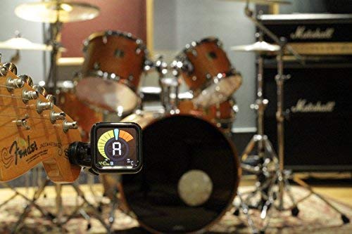 KLIQ UberTuner - Professional Clip-On Tuner for All Instruments (multi-key modes) - with Guitar, Ukulele, Violin, Bass & Chromatic Tuning Modes (also for Mandolin and Banjo)