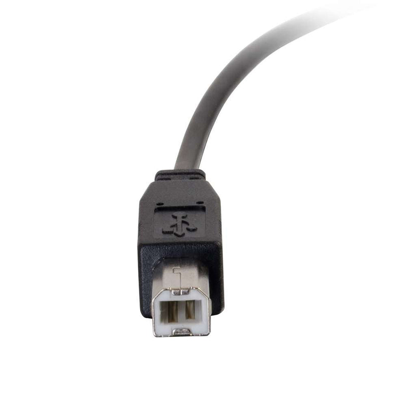 C2G USB Cable, USB 2.0 Cable, USB C to B Cable, Black, 6 Feet (1.82 Meters), Cables to Go 28859