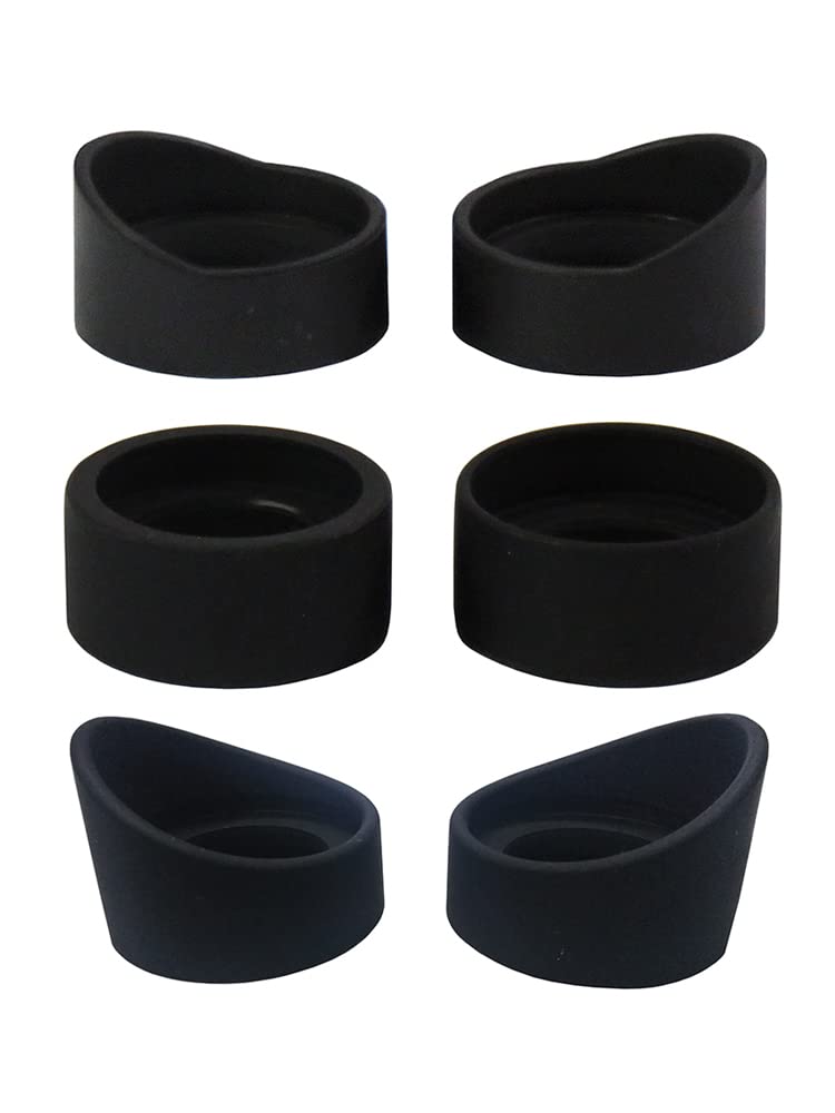 Vogueing Tool 2pcs Rubber Eyepiece Cover Eyepiece Protector Cylinder Eyepiece Protector Cup for Binocular Microscope (Bevel Angle 33mm) Oblique Angle 33mm