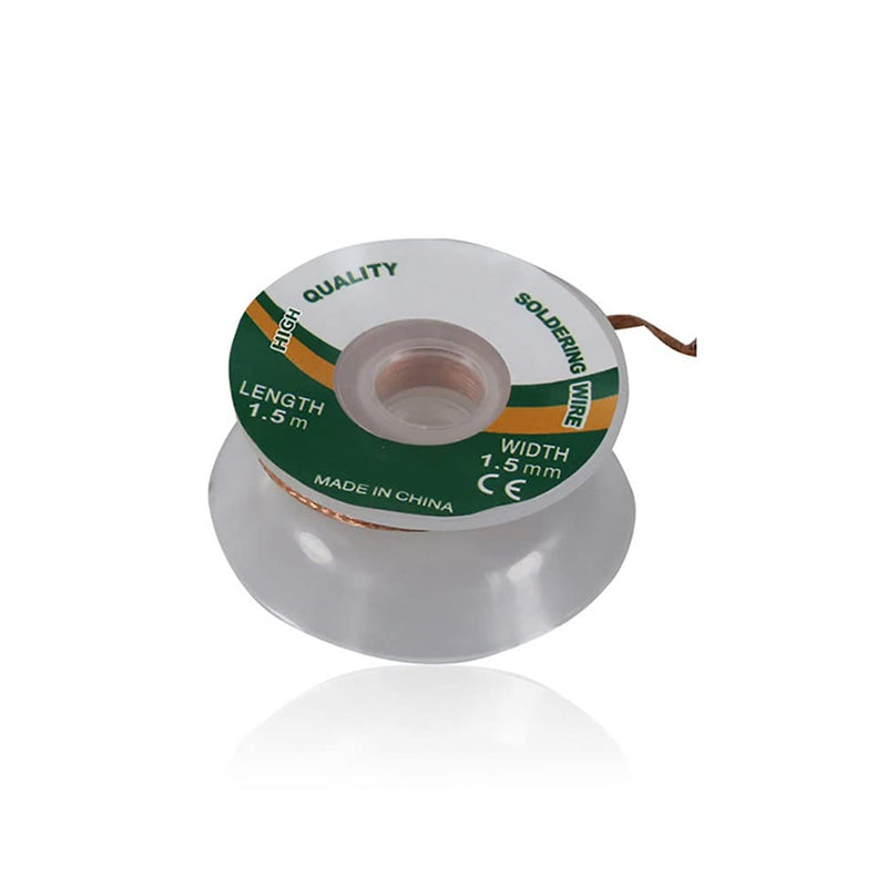 Tiardey 2pcs Solder Wick, Desoldering Wick for Removing Solder and Disassembling Electrical Components, No-Clean Solder Wick Braid (W: 3mm. L: 60ft)