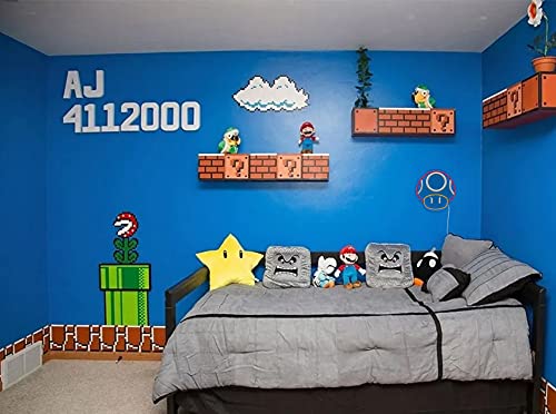 Game LED Neon Light Sign for Game Room Decor Super Mushroom NPC Wall Decor for Bedroom, Man Cave, Party, Gaming Club Neon Wall Signs (1. Mushroom-Red)