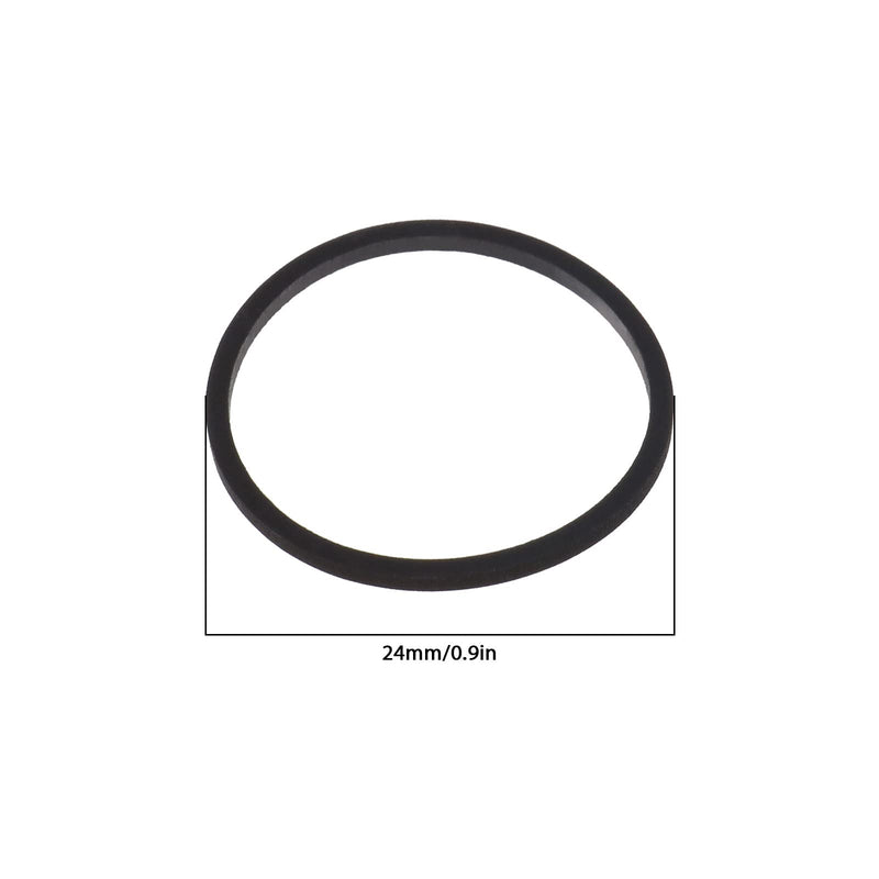 eMagTech 20PCS Optical DVD Drive Belt Compatible with Xbox 360/Slim Consoles Fix Stuck Drives Replacement Belt Ring Silicone Black