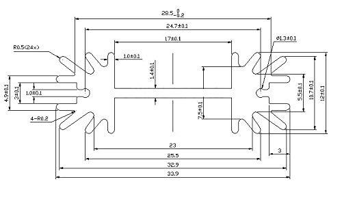 Easycargo To-220 Aluminium Heatsink 25x34x12mm,TO220 Heat Sink for Cooling MOSFET SCR Power Voltage Regulator ICS (25mmx34mmx12mm) (Anodized Black 5-Pack) Anodized Black 5-Pack