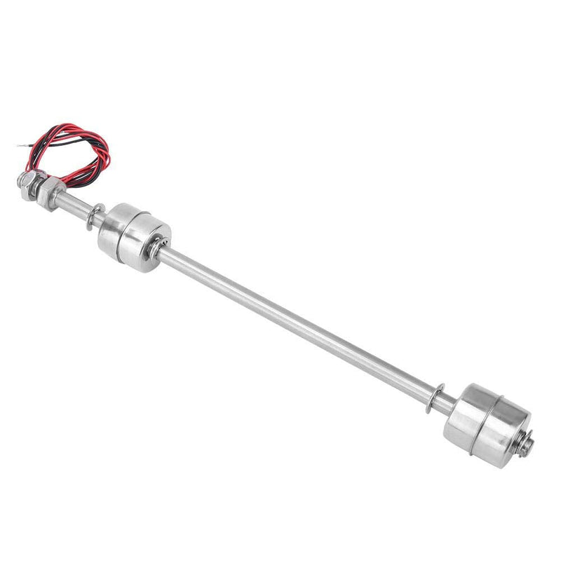 Float Switch Water Level Sensor, Stainless Steel Double Ball Fish Tank Liquid Float Switch Water Level Controller for Water Tank, Pool, Sink, Fish Tank, etc(4 Size)(250mm)