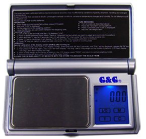50g/0.005g pocket scales BS + calibration weight (FREE!) Fine scales Digital scales Gold scales Coin scales G&G