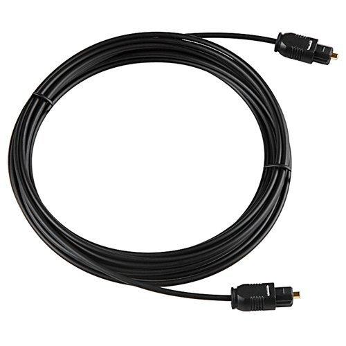 JPQuality Digital Audio Fiber Optic Toslink Cable SPDIF, 10 Feet (2-Pack) 2-Pack