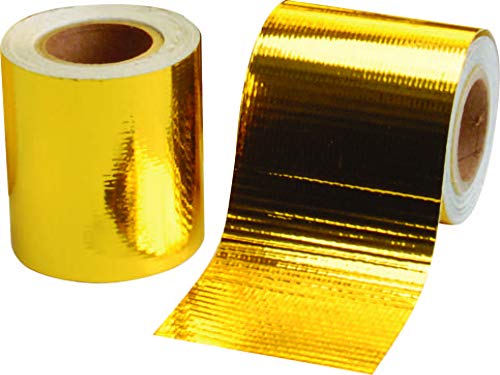 Design Engineering 010397 Reflect-A-GOLD High-Temperature Heat Reflective Adhesive Backed Roll, 2" x 30' Roll