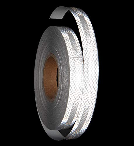VViViD High Intensity Industrial Grade Honeycomb Pattern Reflective Vinyl Tape (1 Inch x 30ft, Red) 1" x 30ft