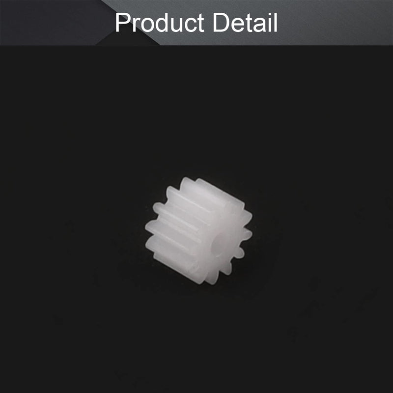 Othmro 10pcs Plastic Gears 12 Teeth Model 122A Reduction Gear Plastic Worm Gears for RC Car Robot Motor