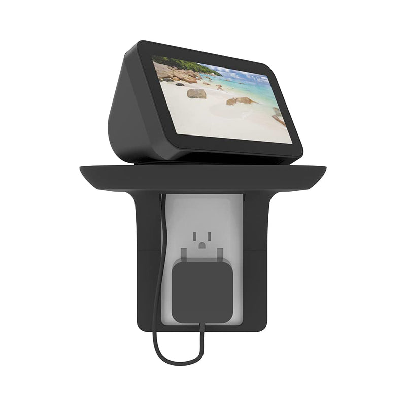 Echo Show 5 Wall Mount Stand, 360 Degree Swivel Adjustable Stand Wall Mounts Stand Holder Accessories Built-in Show 5 (Gen 1 and Gen 2), Smart Home Outlet Speaker Mounts Hanger Space Saving