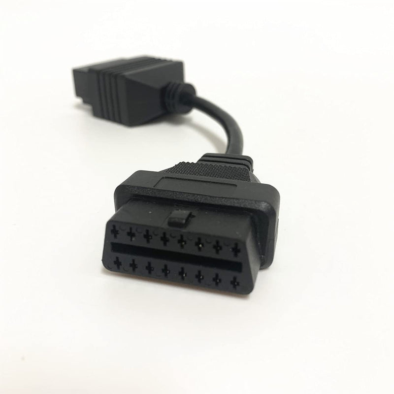 LITEMATIRA 20 Pin to 16 Pin OBD2 OBD II Diagnostic Adapter Cable Compatible with Kia, Female Diagnostic Tool Scanner Code Reader, 8" Length
