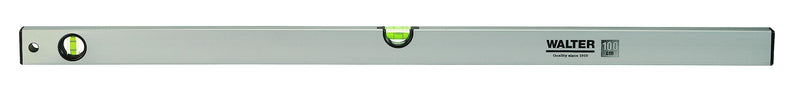 WALTER spirit level set 4 pieces. Spirit level in lengths 40cm, 60cm and 100cm & mini spirit level | with 3 levels for precise measurements, comfortable handling | robust & lightweight aluminum housing