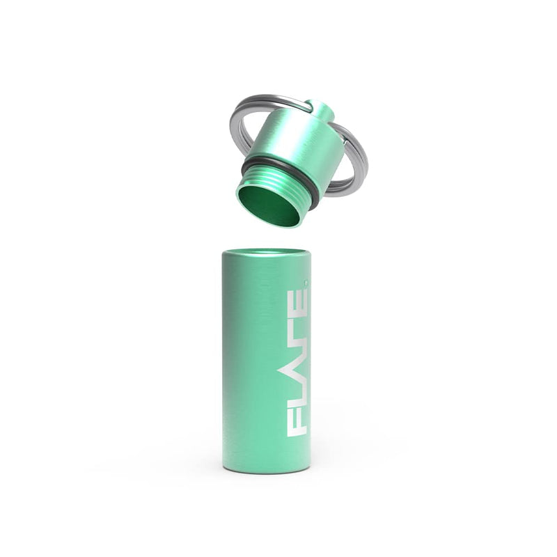 Flare Audio Capsule Mint - Tough Lightweight Aluminium, Water-proof, Keychain