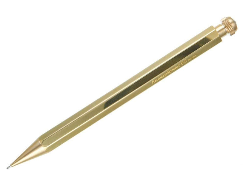 Kaweko Pencil Special Mechanical Pencil 0.5 Brass, with Eraser