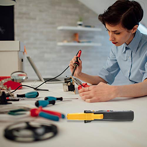 CEM DT-380 Compact 2000 Counts AC Autoranging Clamp Meters with Flashlight,Amp,Volt,Ohm,Diode,Resistance,Temperature,Diode,and NCV Function