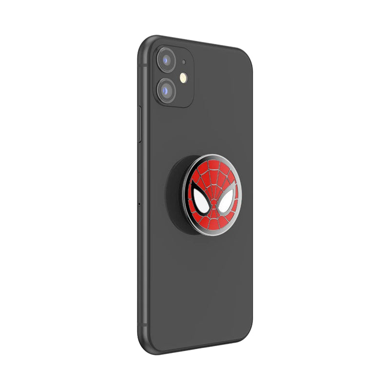 PopSockets: PopGrip - Expanding Stand and Grip with a Swappable Top for Smartphones and Tablets - Enamel Marvel Spiderman
