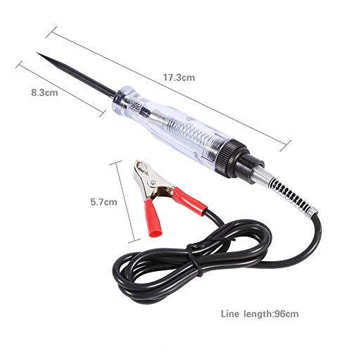 Circuit Continuity Tester,Professional 6-24V Electrical Indicator Light Tester for Car Fuses Low Voltages Light Sockets & Complete Circuits