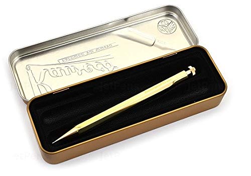 Kaweko Pencil Special Mechanical Pencil 0.5 Brass, with Eraser