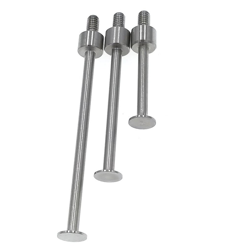 Flat Contact Points for Dial Indicator Depth Gauge 0.4mm Thickness 5mm Diameter M2.5 Thread(A Set) A SET
