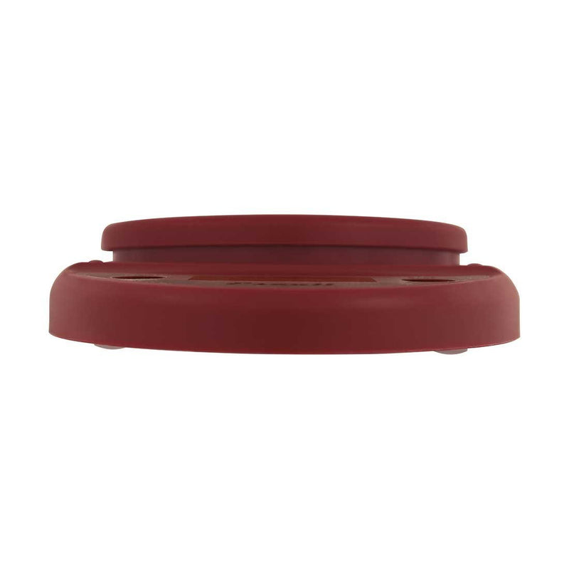 Escali Primo Lightweight Scale, 8.5 x 6 x 1.5 inches, Warm Red