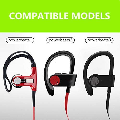 4 Pairs Replacement Silicone Earbuds Ear Tips Compatible with Powerbeats 2 Powerbeats 3 Wireless Beats by dre Headphones(Blue) Blue