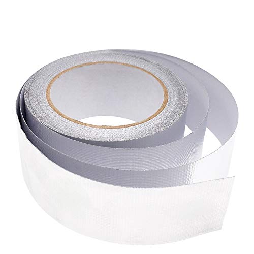 Westspark 2" Fiber-Glass Cloth Tape Roll, 2 inches x 65 Yards Self-Adhesive Silver Duct Heat Reflective Tape, Insulation Resistant High Temperature HVAC Tape, Metal Repair, Patching Hot Cold Air 1X