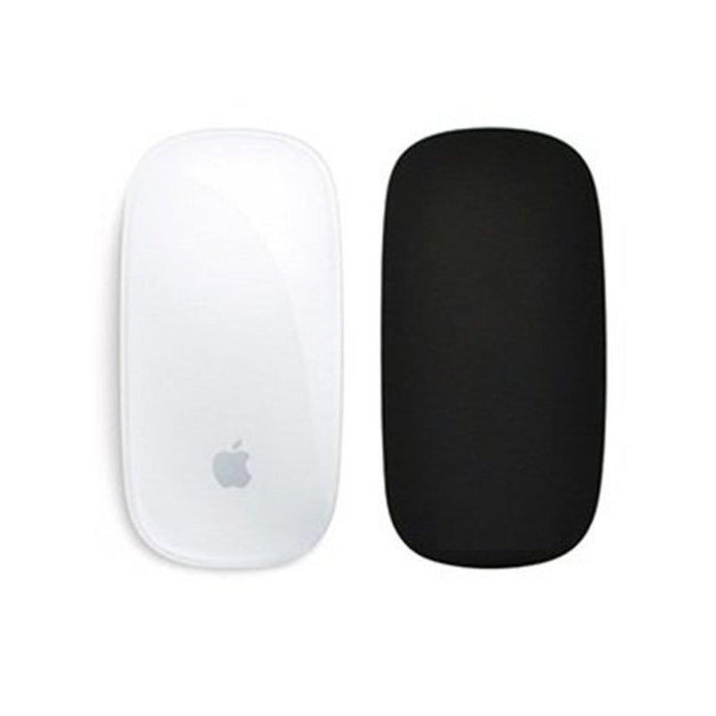 JIFF 2 in 1 Bundle - Silicone Soft Skin Protector Covers for Apple Magic Keyboard (MLA22LL/A) with US Layout and MAC Apple Magic Mouse (Black) Black