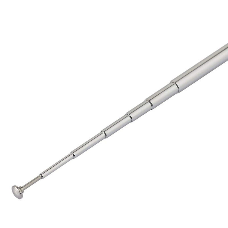 Bingfu FM Antenna 115cm 7 Sections Telescopic FM Radio Antenna Replacement for Yamaha Onkyo Pioneer Marantz Indoor Sound HD Radio Bluetooth Home Stereo Receiver AV Audio Video Home Theater Receiver 20cm-115cm Telescopic Antenna