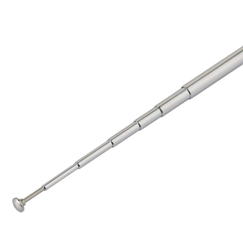 Bingfu Police Radio Scanner Antenna 20-1300MHz 7 Section Telescopic BNC Male Antenna 2-Pack Ham Radio Handheld CB Radio Antenna for Uniden Whistler Police Radio Scanner Two Way Radio Frequency Counter 2-Pack 7 Sections Antenna