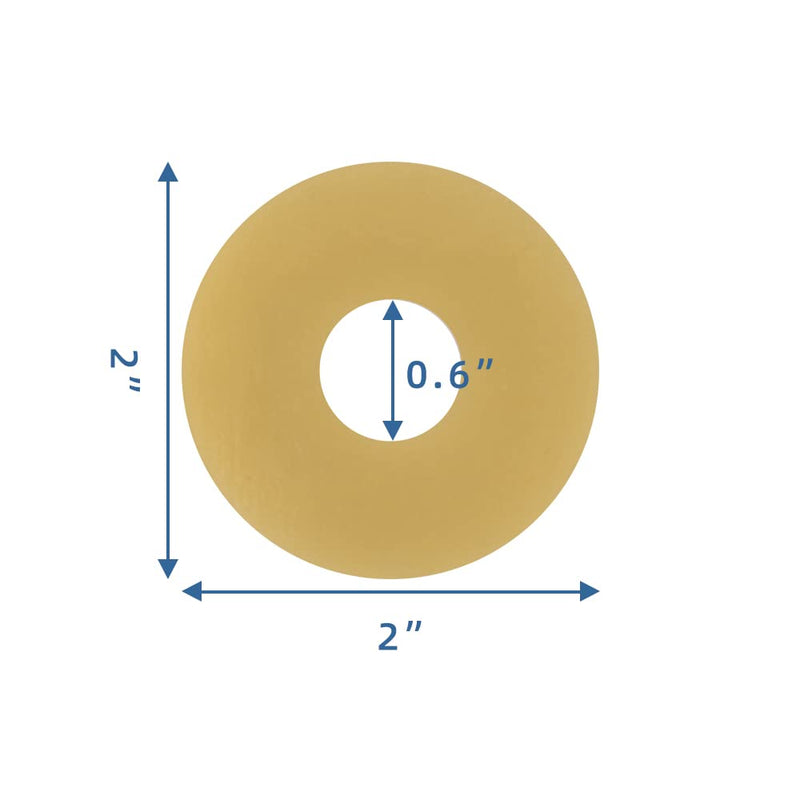 Ovand Ostomy Barrier Rings,Moldable Ostomy Rings,Hydrocolloid Skin Extender Rings for colostomy Bags,Sting-Free.