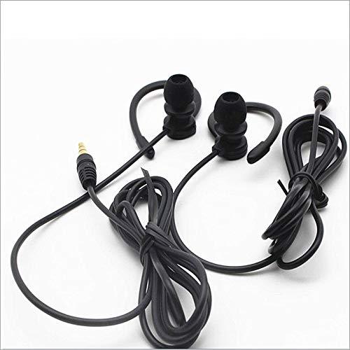 Single Side Earbud Headphones Stereo in-Ear Earphone Ear Hook Earpiece for iPhone Android Smartphones MP3 Players