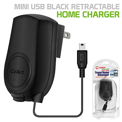 Cellet Retractable Mini USB Home Charger Compatible for GoPro