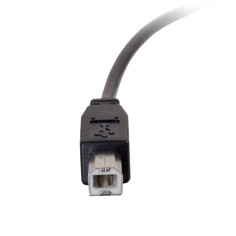 C2G USB Cable, USB 2.0 Cable, USB C to B Cable, Black, 6 Feet (1.82 Meters), Cables to Go 28859