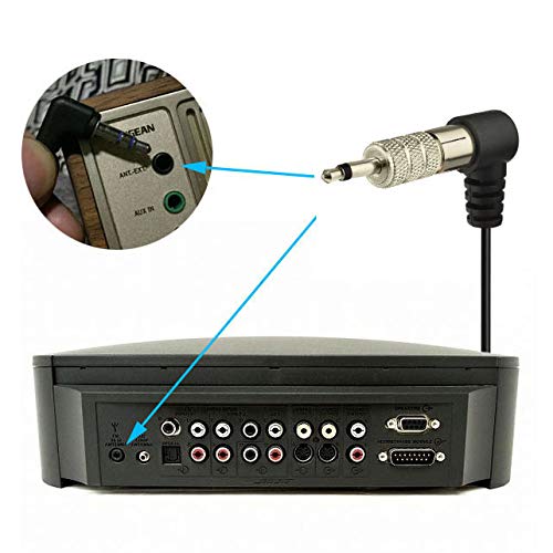 Bingfu FM Antenna 75 Ohm FM Antenna for Pioneer Onkyo Yamaha Marantz Bose Wave Music System Indoor Digital HD Radio FM Radio Bluetooth Stereo Receiver AV Audio Video Home Theater Receiver FM Antenna Kit