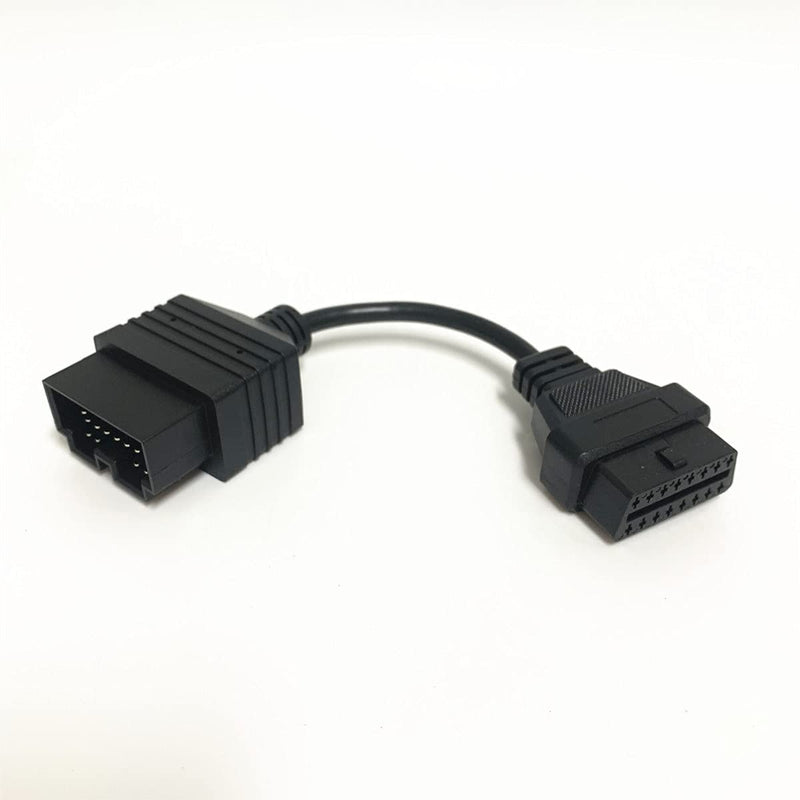 LITEMATIRA 20 Pin to 16 Pin OBD2 OBD II Diagnostic Adapter Cable Compatible with Kia, Female Diagnostic Tool Scanner Code Reader, 8" Length