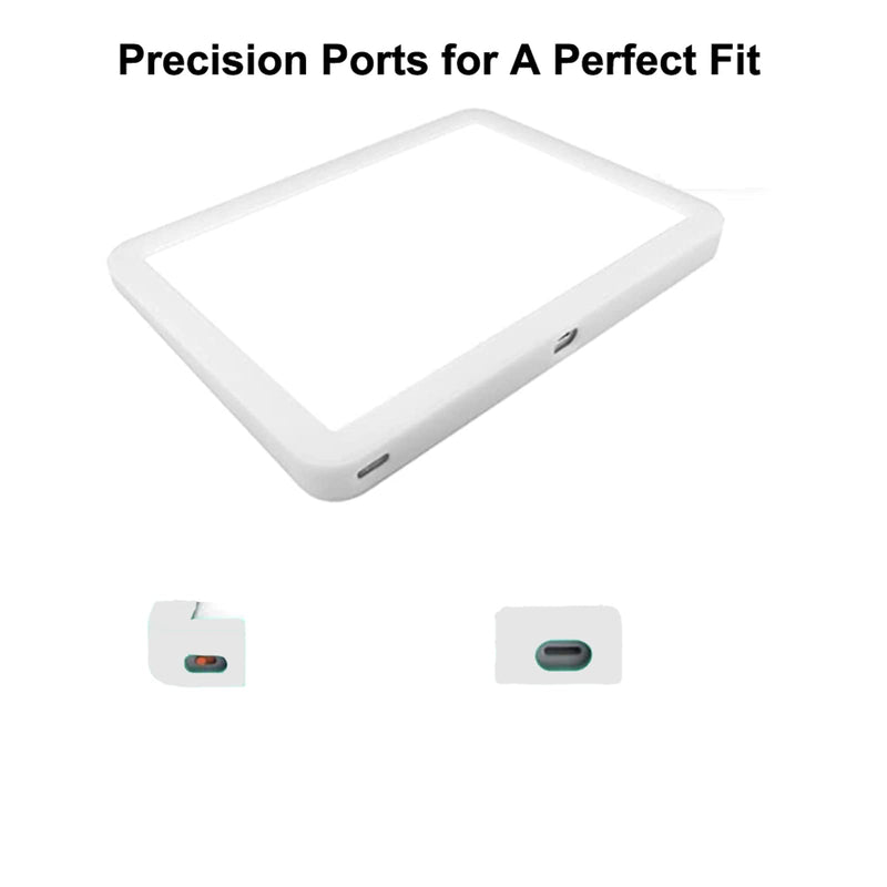 ALHBEJT Silicone case for Magic Trackpad 2 and 3 Lightweight Shockproof Soft Silicone Protective Cover Skin for Apple Wireless Touchpad Apple Magic Trackpad (White) White