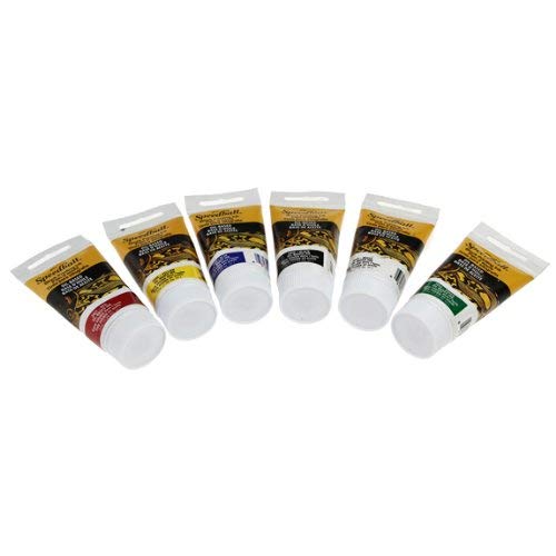 Speedball 3476 Oil-Based Block Printing Ink Starter Set for Professional, Permanent Prints AP Certified – 1.25 FL OZ Tubes