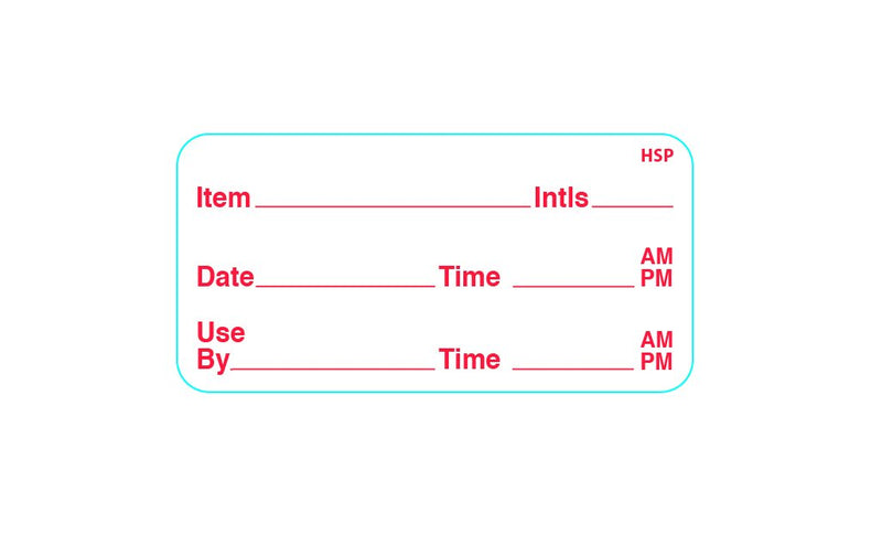 Dissolvable Food Storage Labels for Home and Restaurant Use - Dissolves in Water in 30 Seconds - No Adhesive Residue - Perfect for Glass, Metal, Plastic Containers - 1x2 inch Size 500 Labels per roll