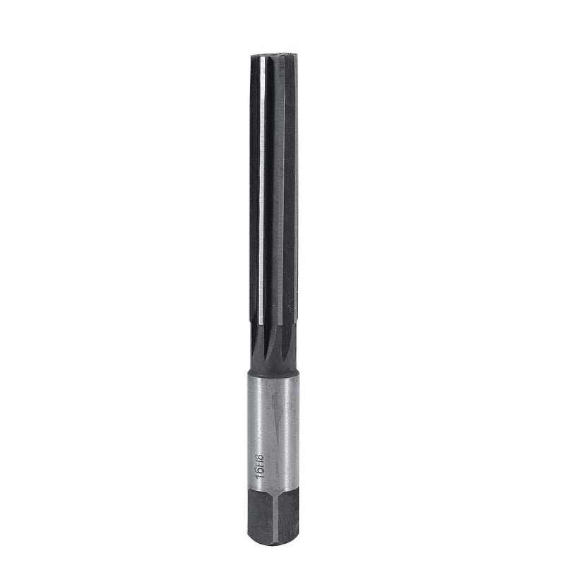 HSS Reamer, 16mm Hand Reamer Parallel Shank Reamer with Parallel Hand Reamer Pipe Drilling Tool Metal Working Tool 16MM