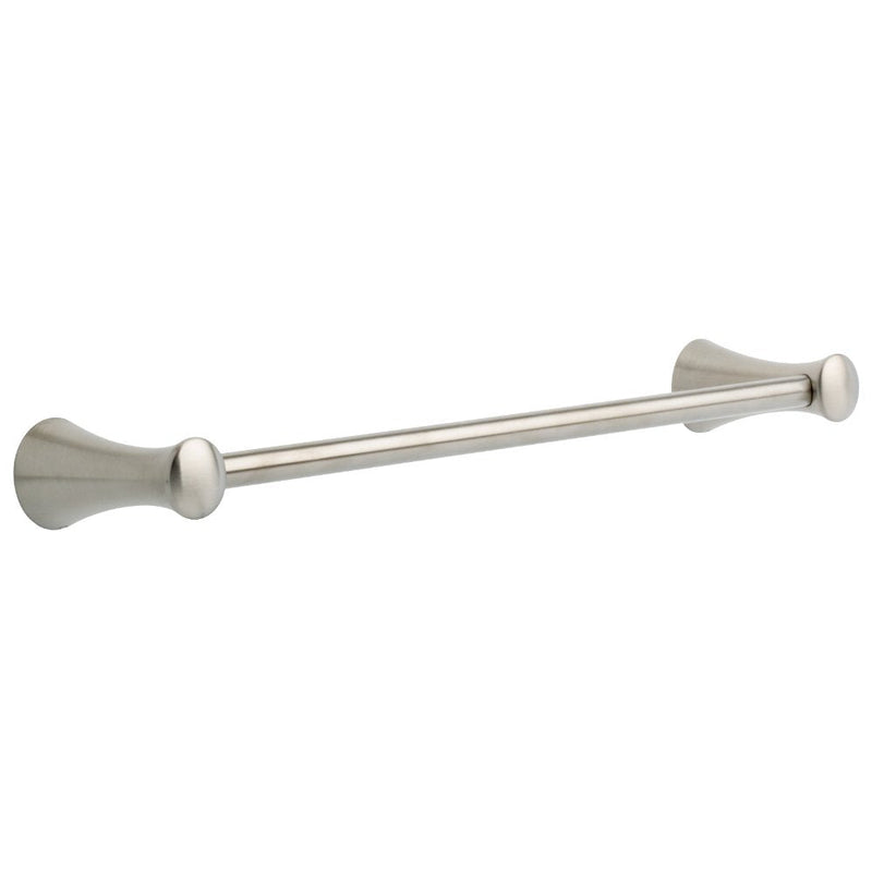 DELTA Lahara Towel Bar, SpotShield Stainless Steel Bathroom Towel Holder, Bathroom Accessories, 73818-SS 18 Inch Brilliance Stainless Steel
