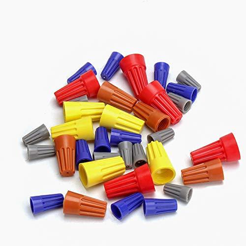 240 Pcs Electrical Wire Connectors Screw Terminals - Twist Nuts Caps Wire Connection, Spring Insert Assortment kit