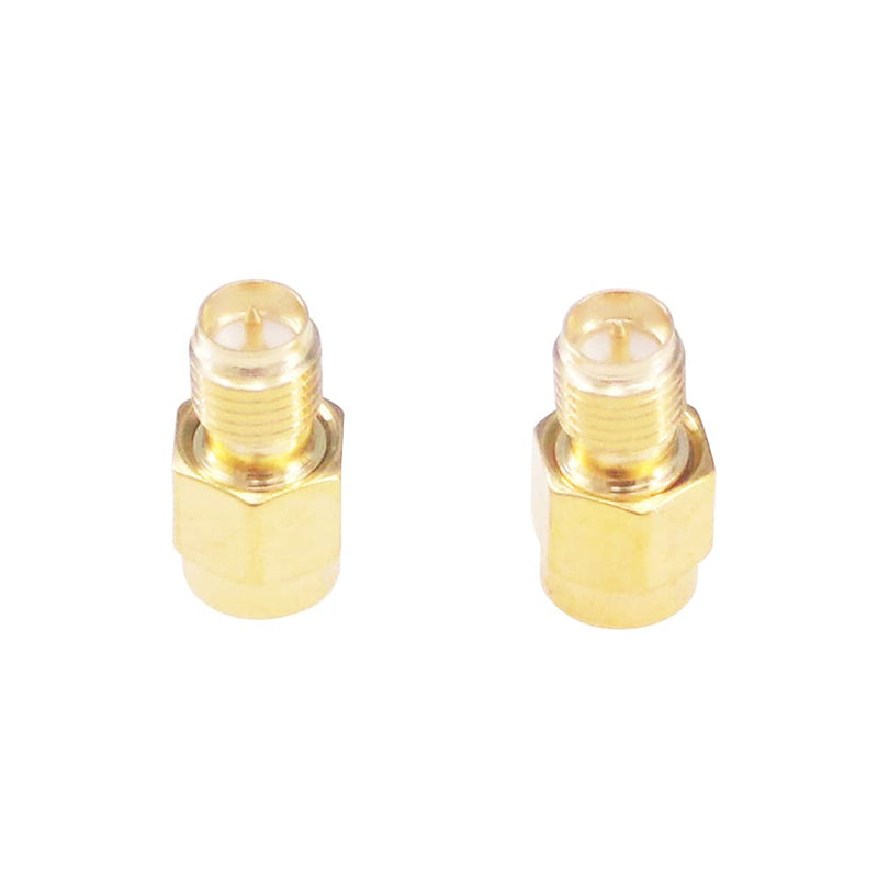 RFaha 5pcs SMA Male to RPSMA Female RF Coaxial Coax Adapter for WiFi Antenna(F95-5)