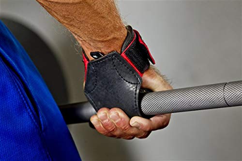 Schiek Sports Model 1900 Ultimate Grip Weight Lifting Straps - Large - Black