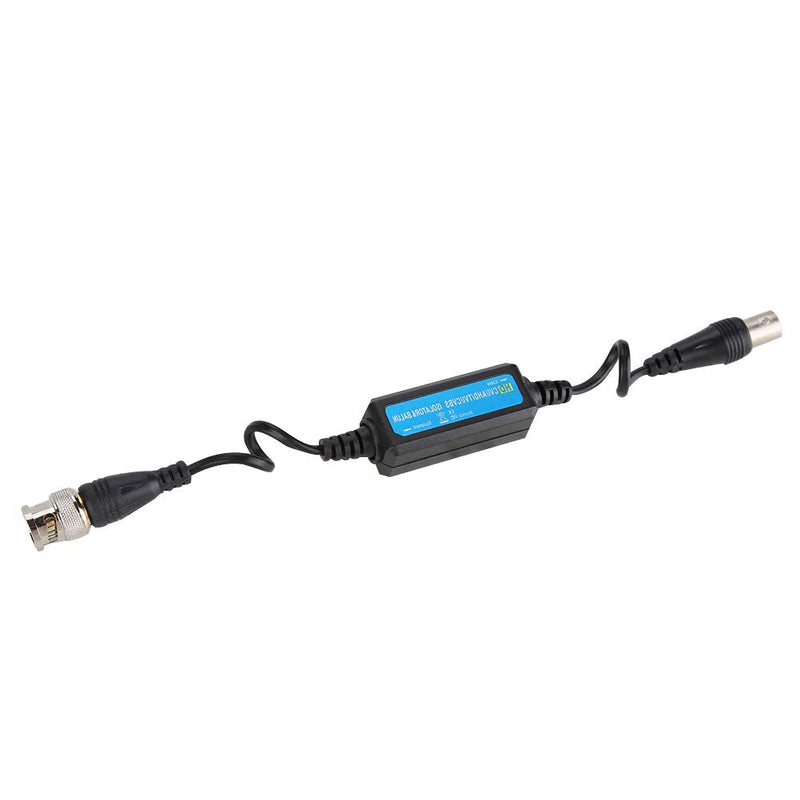 HD-TVI/CVI/AHD/CVBS Ground Loop Isolator Video Balun Coaxial BNC Male to Female for Camera