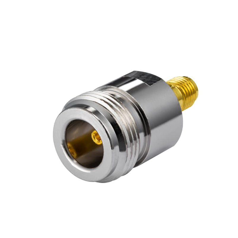 POBADY 2PCS RP-SMA Female to N-Type Female Adapter RP-SMA WiFi Antenna Adapter for WLAN Outdoor WiFi Antenna RPSMA WLAN 4G WiFi Router Wirelesse Router Bluetooth RP-SMA F to N F