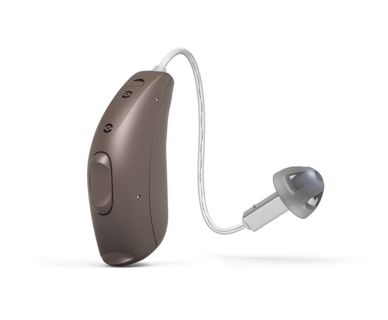 Hearing Aid Domes Smoky Gray Tips Ear Pieces Comfortable for Open Fit BTE Sound Amplifier PSAP Kit Invisible, except for RIC 5mm (S * 10)