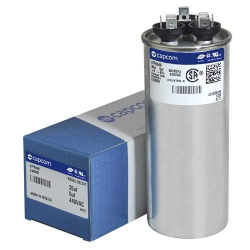 Z97F9848 - 35 + 5 uf MFD 440 Volt VAC - GE Round Dual Run Capacitor Upgrade