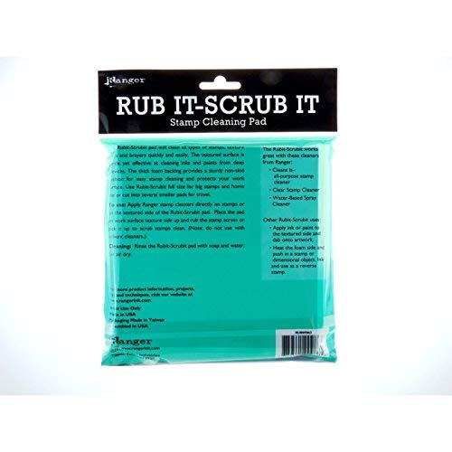 Ranger Inkssentials Rub-It Scrub-It Stamp Cleaning Pad 6" x 6"